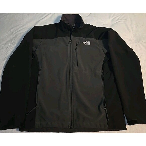 The North Face Jacket Windbreaker Full Zip, Men's Sz Medium, Gray/Black - Picture 1 of 9